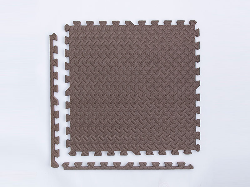 大树叶纹裁剪地垫