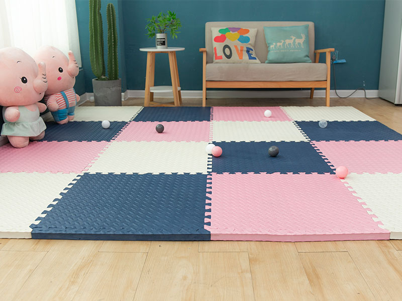 大树叶纹裁剪地垫