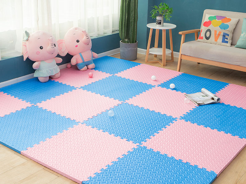 大树叶纹裁剪地垫