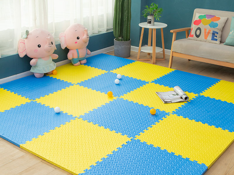 大树叶纹裁剪地垫