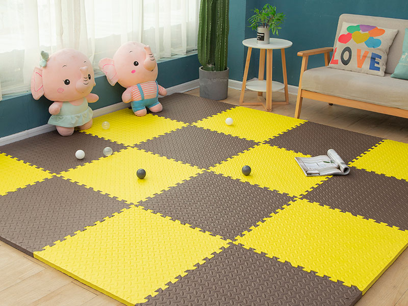 大树叶纹裁剪地垫