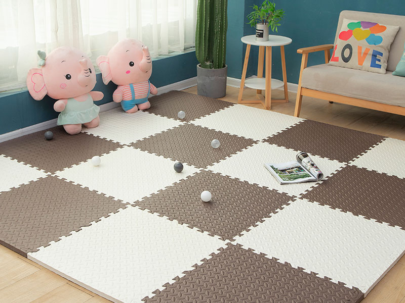 大树叶纹裁剪地垫