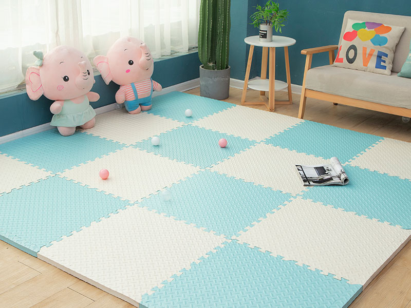 大树叶纹裁剪地垫