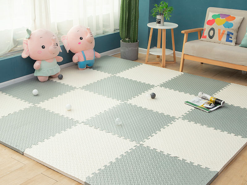 大树叶纹裁剪地垫