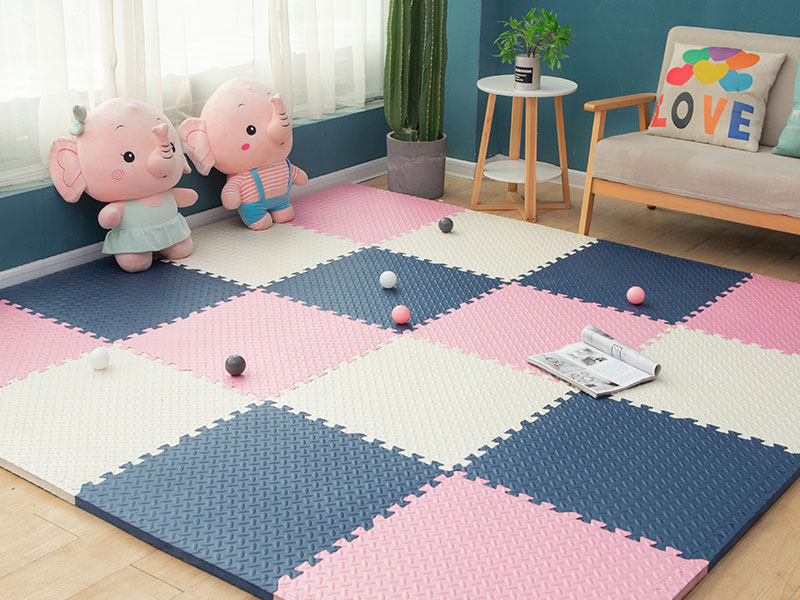 大树叶纹裁剪地垫