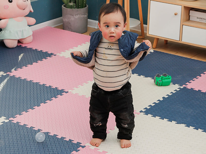 大树叶纹裁剪地垫