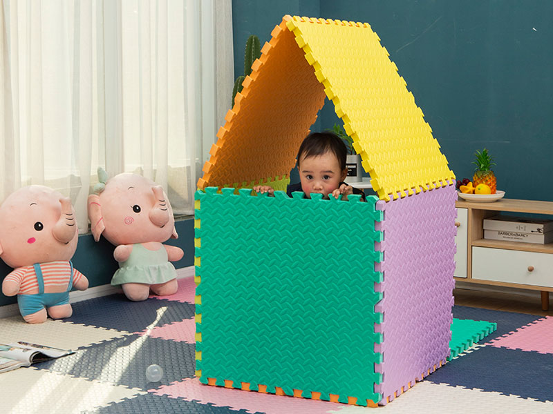 大树叶纹裁剪地垫