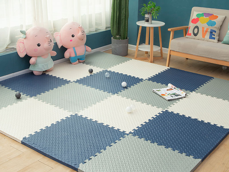 大树叶纹裁剪地垫