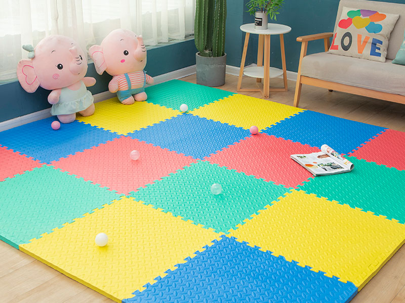 大树叶纹裁剪地垫