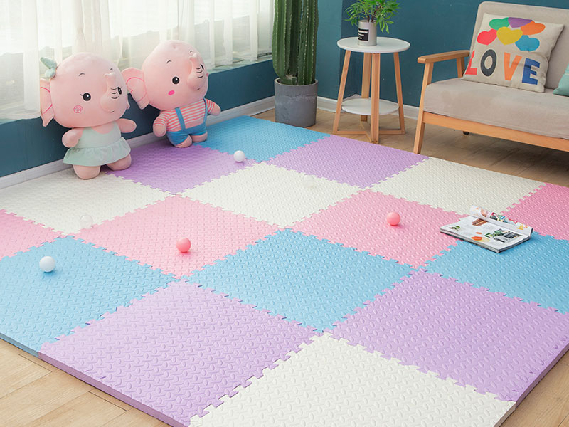 大树叶纹裁剪地垫