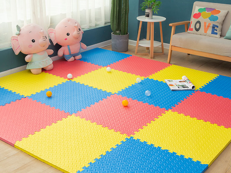 大树叶纹裁剪地垫