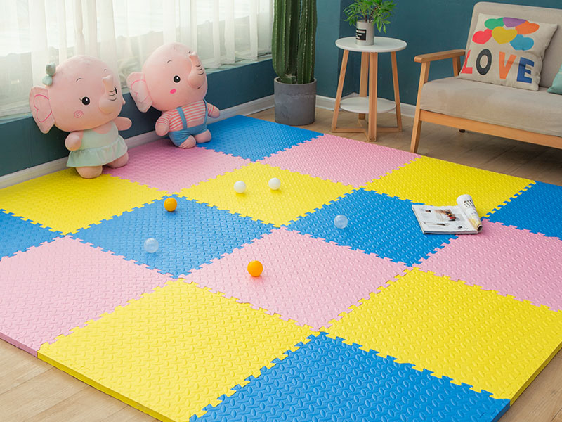 大树叶纹裁剪地垫