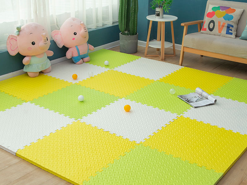 大树叶纹裁剪地垫