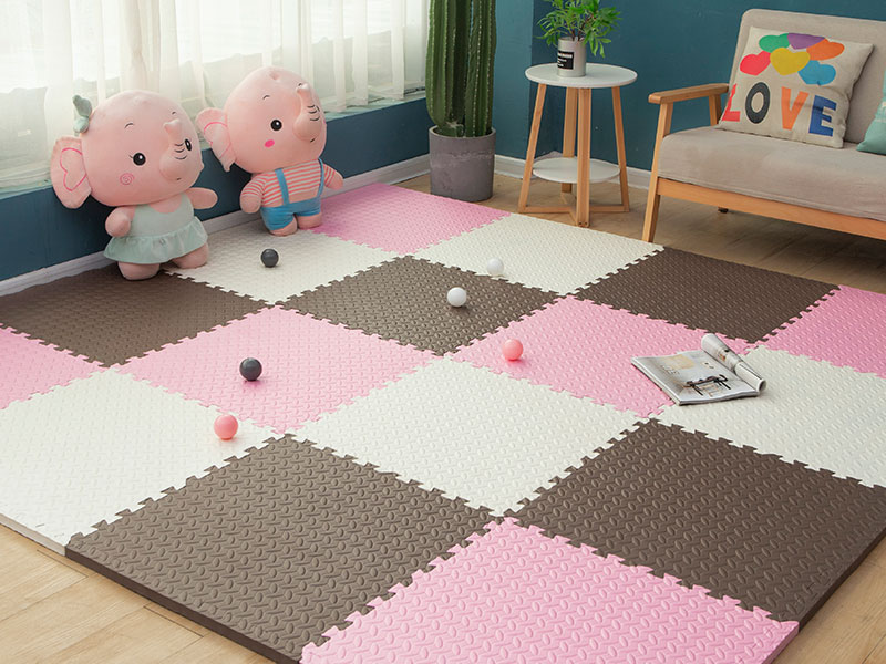 大树叶纹裁剪地垫