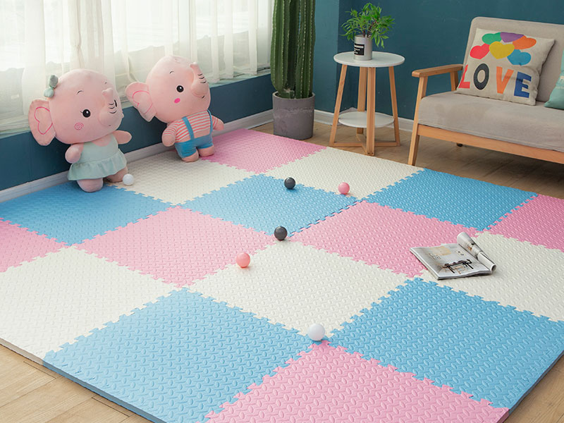 大树叶纹裁剪地垫