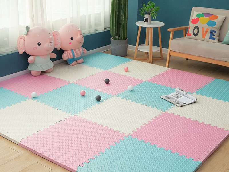 大树叶纹裁剪地垫