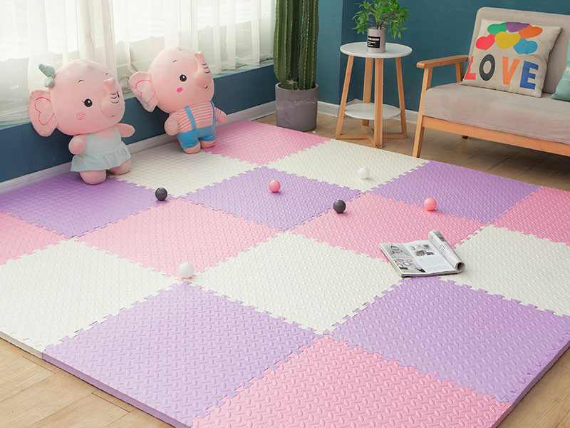 大树叶纹裁剪地垫