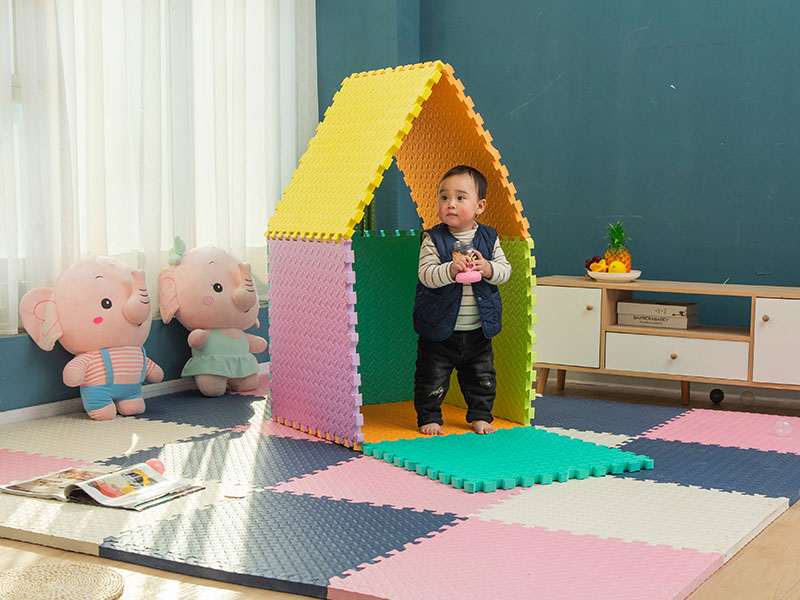 大树叶纹裁剪地垫